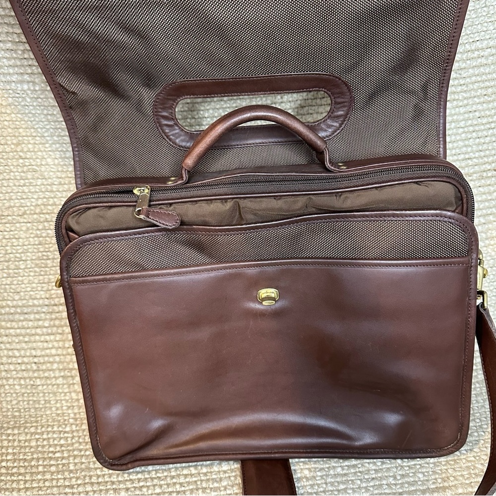 Coach Brown Leather Briefcase - Picture 4 of 16